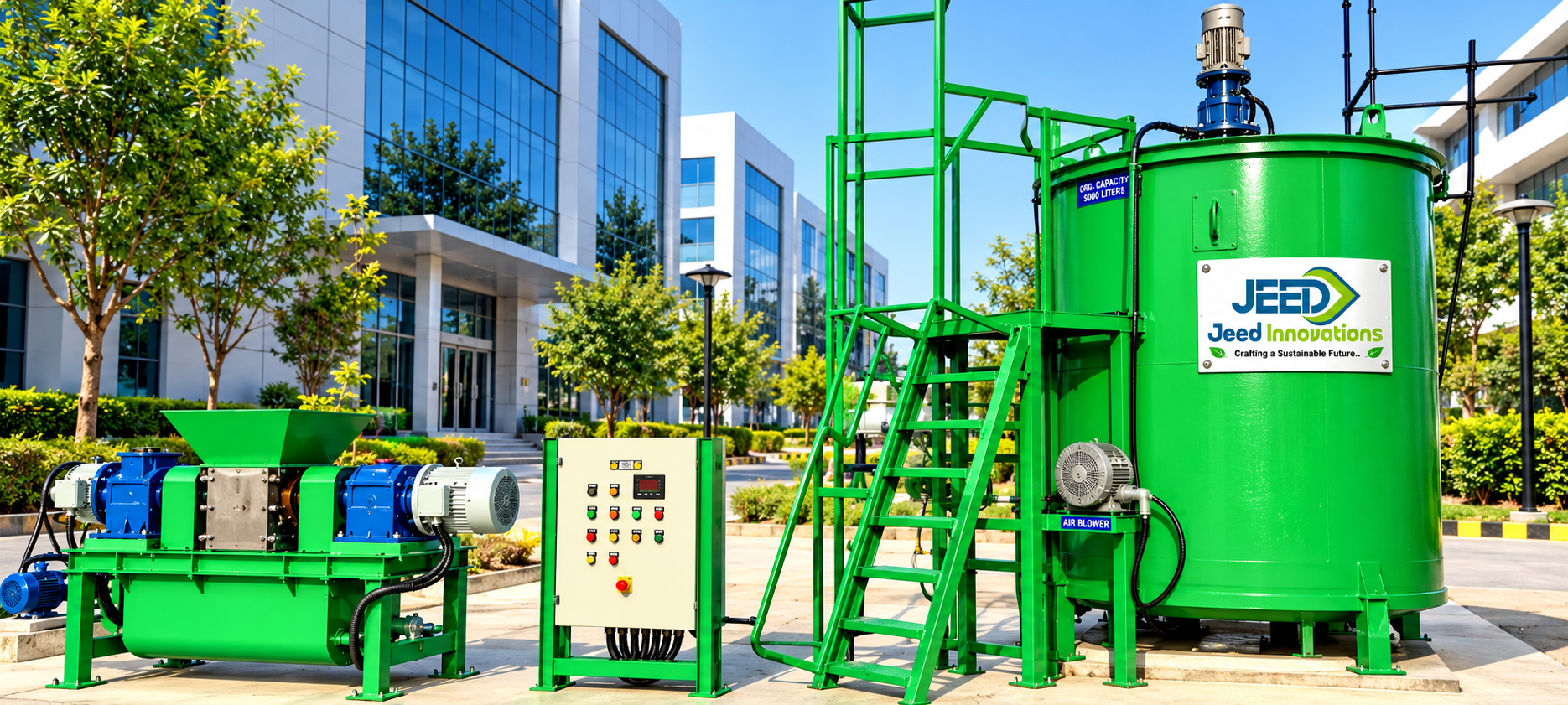 Jeed Composting System 500 kgs per day Chennai